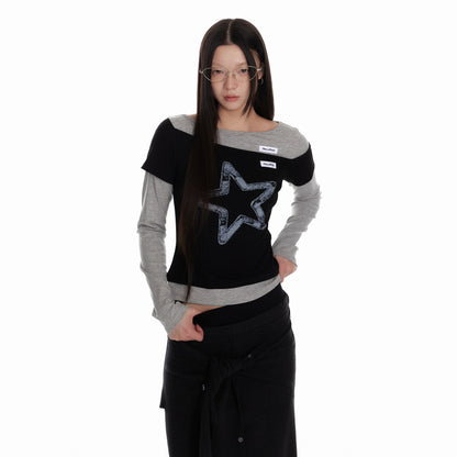 Nebula Star Layered Top