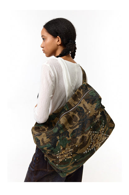 Star Camouflage Square Bag