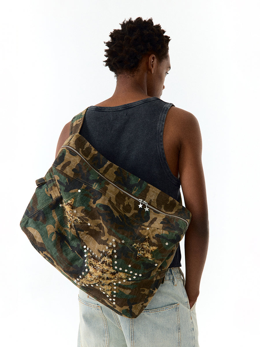 Star Camouflage Square Bag