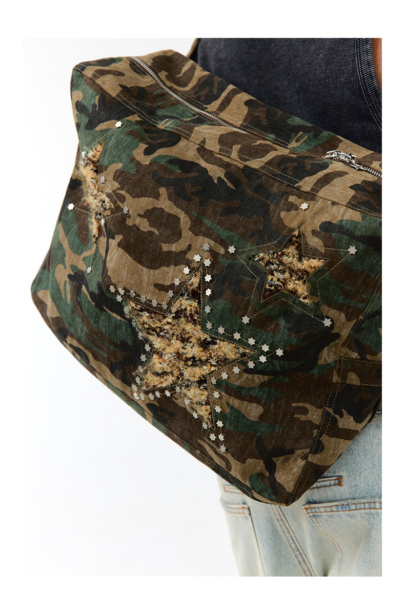 Star Camouflage Square Bag