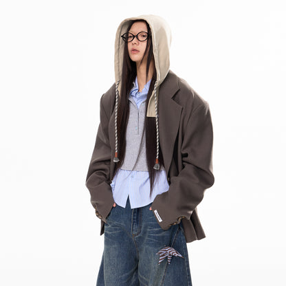 Streetline Layered Hoodie Jacket