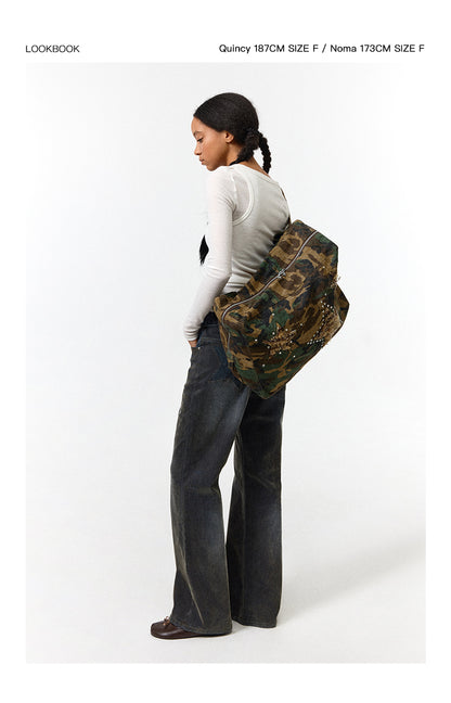 Star Camouflage Square Bag