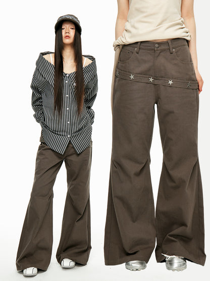 Y2K Starry Bootcut Pants